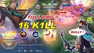 MLBB VALE use STOP ON HIT on 2nd Skill to BEST BUILD COMBO  New Emblem Set 2023 Gameplay