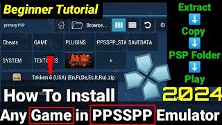 How To Install Any Game in PPSSPP Emulator || Beginner Tutorial