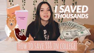 12 MONEY SAVING TIPS FOR COLLEGE STUDENTS | From a Texas A&M Student | how to save $ in university