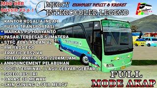 BUSSID V3.6.1 OBB SOUND MERCY INTERCOOLER AIR SUSPENSION PLUIT | FULL MODE AKAP | TRAFFIC ETS2 V3