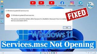  How To Fix Services.msc Not Opening in Windows 11