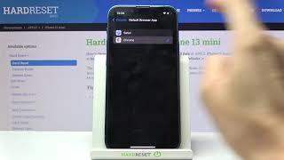 How to Change Default Browser on iPhone 13 mini – Switch Default App