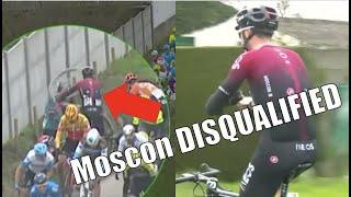 Gianni Moscon DISQUALIFICATION from Kuurne-Brussels-Kuurne 2020 - EXPLAINED