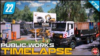  Transporting Tools & Cable And Installing Tin Sheets On A Shed ⭐ FS22 City Public Works Timelapse