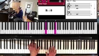 MY online piano lesson set-up