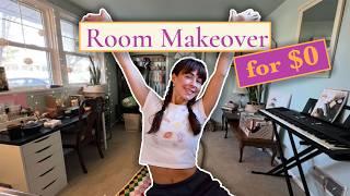 A Vibey Room Makeover..without buying ANYTHING