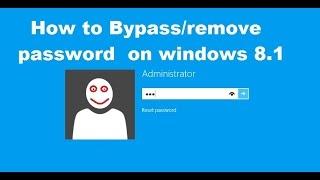 How to Bypass/Remove password  on Windows 8.1 using command prompt(CMD)