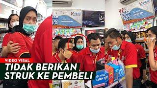 VIRAL! Pria Ini Geruduk Karyawan Minimarket, Lakukan Hal ini ke Orang Tua