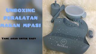 Unboxing | Tempat Makan Bayi | Peralatan makan Mpasi | 1