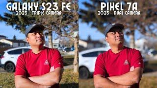 Galaxy S23 FE vs Pixel 7a camera test | The ULTIMATE camera showdown!