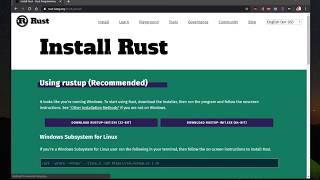 How to Download & Install Rust Lang on Windows 10/8/7