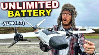 RC Plane with 90 MINUTE Flight Time!!!