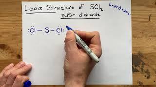 Lewis Structure of SCl2 (sulfur dichloride)