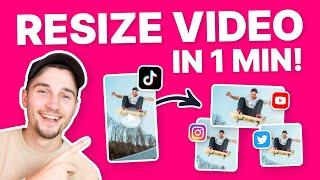 How to Resize a Video in 1 Minute! ⏱