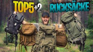 Unsere 5 BESTEN Rucksäcke für Outdoor & Bushcraft