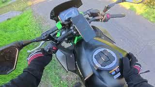 First ride outside city | Moto POV | Z500 SE