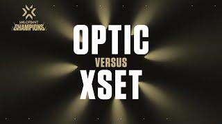 [ES] OPTIC GAMING VS XSET - VCT Champions Instanbul 2022 - Playoffs - Día 12