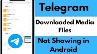 Fix Telegram Downloaded Media Files Not Showing in Android