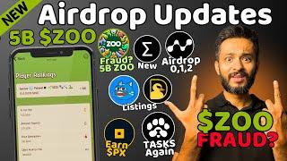 Zoo Airdrop 5 Billion $ZOO | Paws Airdrop New Tasks | Nodepay Season 2 Airdrop Out | earn $PX Live