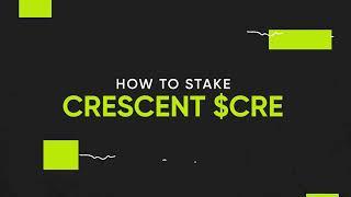 How to Stake Crescent $CRE with PingPub | Guide