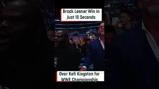 Brock Lesnar Win in Just 10 Seconds#brocklesnar #10seconds #wonder