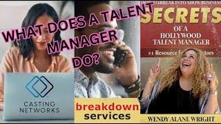 What a Talent Manager Does