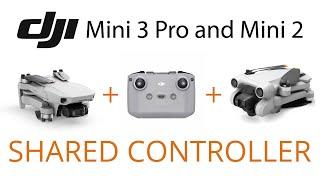 DJI Mini 3 Pro and DJI Mini 2 using the same remote controller