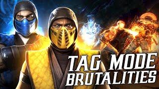 37 TAG MODE Brutality Combos with EVERY CHARACTER in Mortal Kombat 11