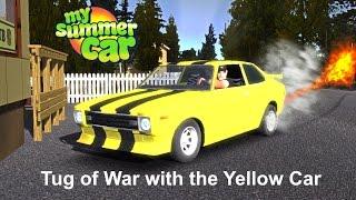 Tug of War with the yellow Car | My Summer Car