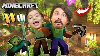 YAVUZ SELİM İLE İLK DEFA MİNECRAFT OYNADIK! YERALTI CENNETİ BULDUK  MİNECRAFT 39.BÖLÜM