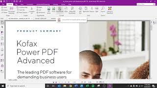 Kofax Power PDF Advanced v 3.1 OCR, Form Filler and Convert to Word