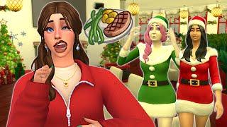 Let’s run a festive restaurant! // Sims 4 Christmas restaurant