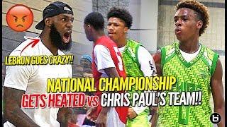 LeBron James Coaches Bronny Jr to Championship vs Chris Paul's Team in HEATED OT BATTLE!