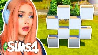 I Tried This NEW Checkerboard Build Challenge in The Sims 4?? Sims 4 House Building Challenge