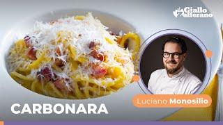 CARBONARA alla ROMANA CREMOSA: la ricetta TRADIZIONALE dello chef Luciano Monosilio
