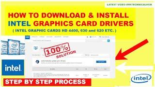 2022 How to download & Install Intel HD Graphics Card Drivers Step by Step Process | 100 % Solution