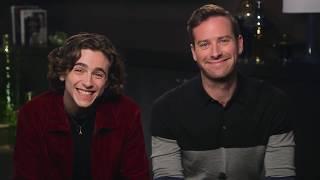 timothée chalamet and armie hammer being soulmates for 12 minutes