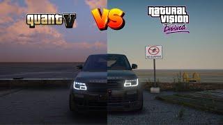 NaturalVision Evolved VS QuantV | NEW UPDATES | Grand Theft Auto V Graphics Mod comparison