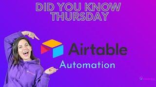 Did you know - Airtable Automation