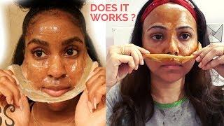 I Tried Keishanista88 DIY MILK PEEL OFF MASK With Twist || DOES It Really WORK