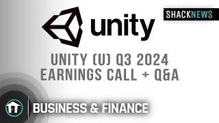 Unity (U) Q3 2024 Earnings Call + Q&A