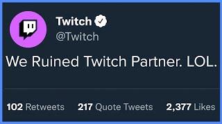 Why Becoming A Twitch Partner Means NOTHING
