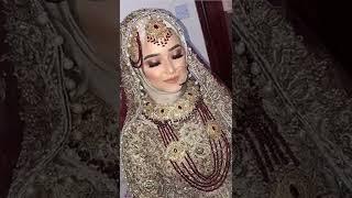 Latest hijab style for bride