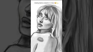 Drawing SabRina CaRpenter in 30 seconds️1 hour️3hours️. #myart #art #drawing  #youtubeshorts