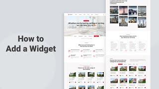 How to Add a Widget to a Residential Theme?
