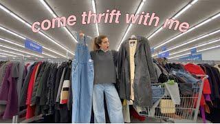 WINTER 2024 thrift with me + thrift haul at the end 