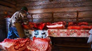 THIS IS HOW VILLAGE PEOPLE EARN A LIVING | 260 KG OF PORK | HOW MUCH WE EARNED IN A YEAR