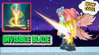New "INVISIBLE BLADE" Weapon In Skyblock Update! Blockman Go