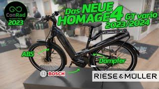 Riese & Müller Homage4 GT vario: ABS, neues Bosch Purion und mehr