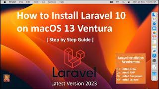 How to Install Laravel 10 on macOS 13 Ventura !! [ Step by Step Guide ]